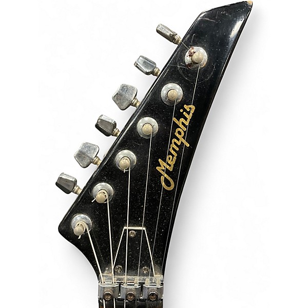 Used Memphis S3FT Black Solid Body Electric Guitar