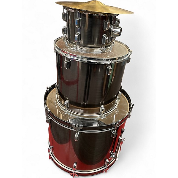 Used Percussion Plus 3 Piece 3 PIECE KIT GREY Drum Kit