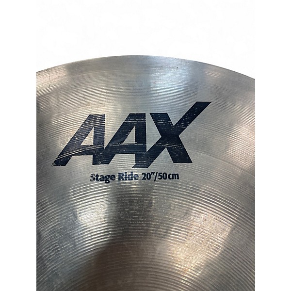 Used SABIAN 20in AAX Stage Ride Cymbal