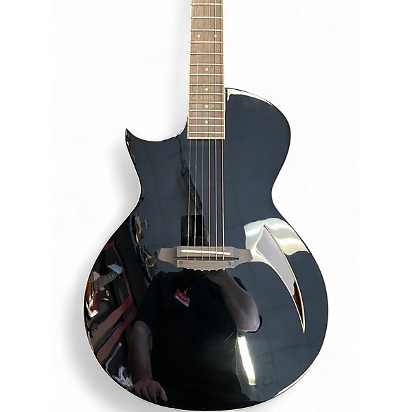 Used ESP LTD TL6 LH Black Acoustic Electric Guitar
