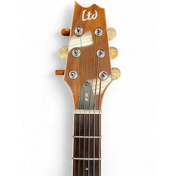 Used ESP LTD TL6 LH Black Acoustic Electric Guitar