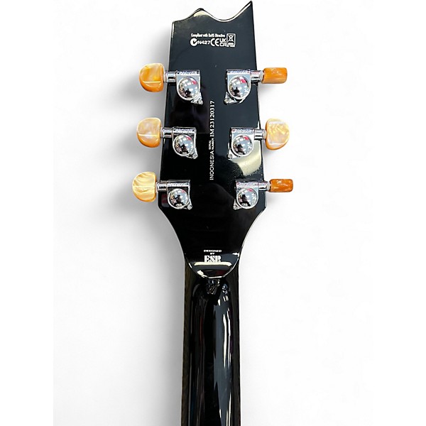 Used ESP LTD TL6 LH Black Acoustic Electric Guitar