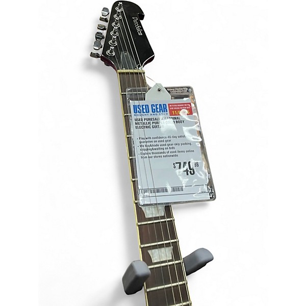 Used Puresalem Cardinal metallic purple Solid Body Electric Guitar