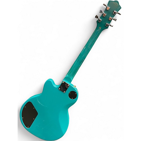 Used DeArmond M66 Turquoise Solid Body Electric Guitar