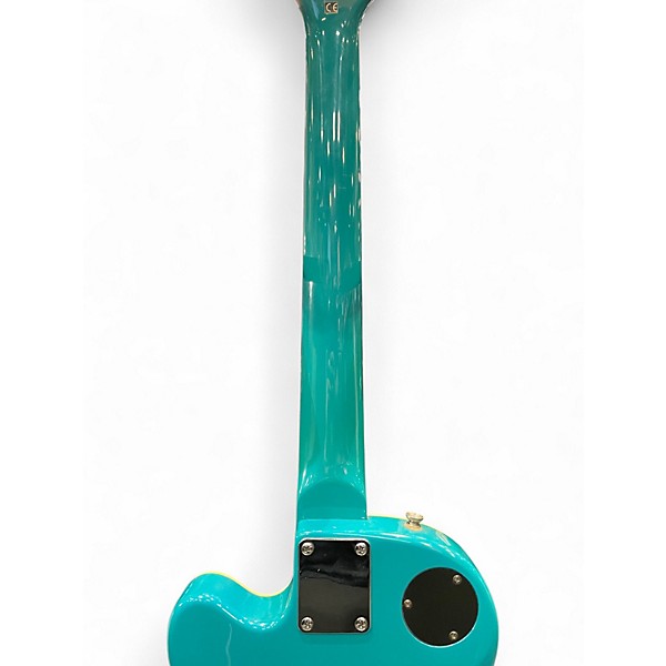 Used DeArmond M66 Turquoise Solid Body Electric Guitar