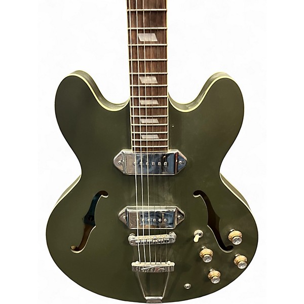 Used Epiphone Casino green Hollow Body Electric Guitar
