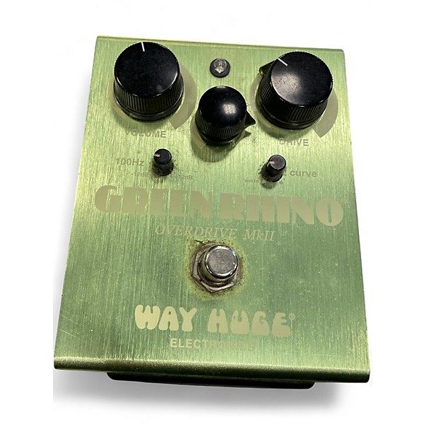 Used Way Huge Electronics WHE202 Green Rhino Overdrive Effect Pedal