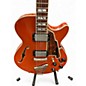 Used D'Angelico DELUXE SS Orange Hollow Body Electric Guitar