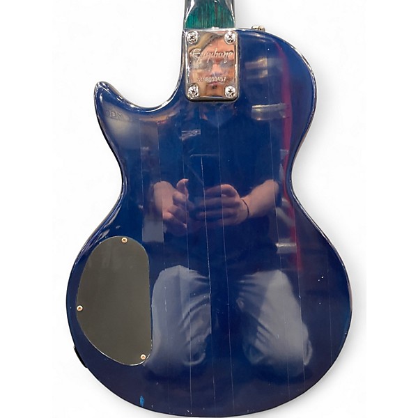 Used Epiphone Les Paul Special Trans Blue Solid Body Electric Guitar