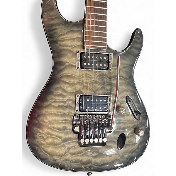 Used Ibanez S620EXQM Gray Solid Body Electric Guitar