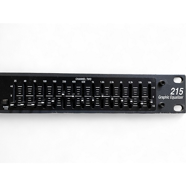 Used dbx 215 Dual 15-Band Graphic Equalizer