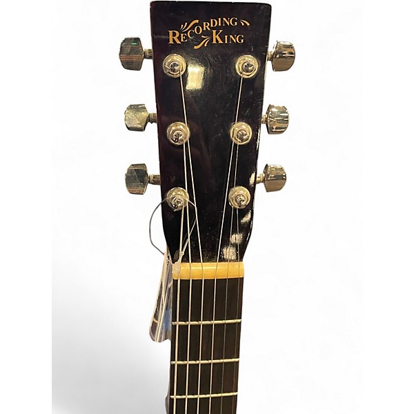 Used Recording King RO-06 Brown Acoustic Electric Guitar