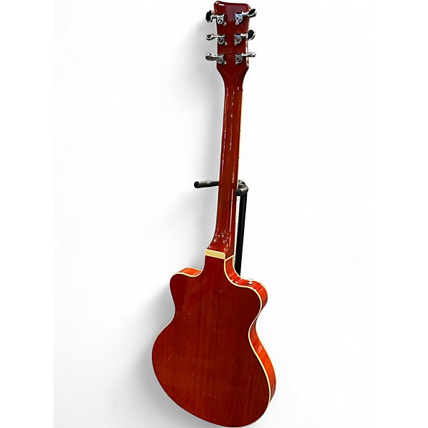 Used Italia Maranello 61 Orange Hollow Body Electric Guitar