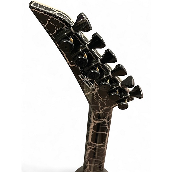 Used Jackson SL3X DX CRACKLED SILVER Solid Body Electric Guitar