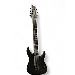 Used Schecter Guitar Research Keith Merrow KM7 MKII 7 string Black Solid Body Electric Guitar