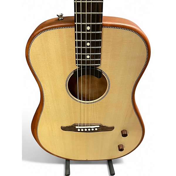 Used Fender HIGHWAY DREADNOUGHT Natural Acoustic Electric Guitar