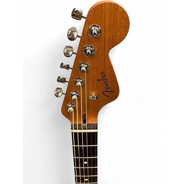 Used Fender HIGHWAY DREADNOUGHT Natural Acoustic Electric Guitar