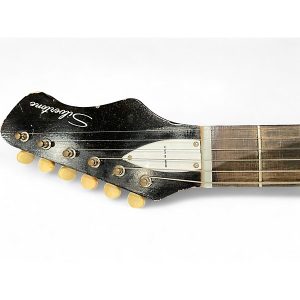 Vintage 1960s Silvertone BOBKAT Tobacco Sunburst Solid Body Electric Guitar