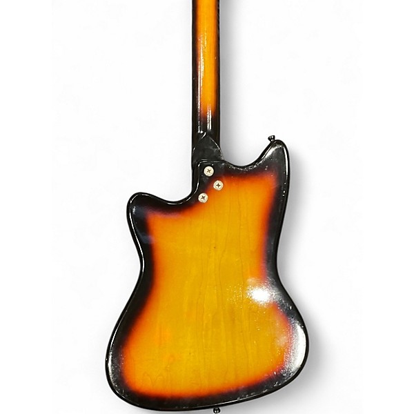 Vintage 1960s Silvertone BOBKAT Tobacco Sunburst Solid Body Electric Guitar