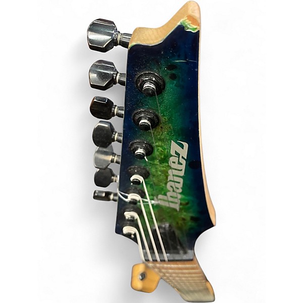 Used Ibanez RGDIX7MPB Green Solid Body Electric Guitar