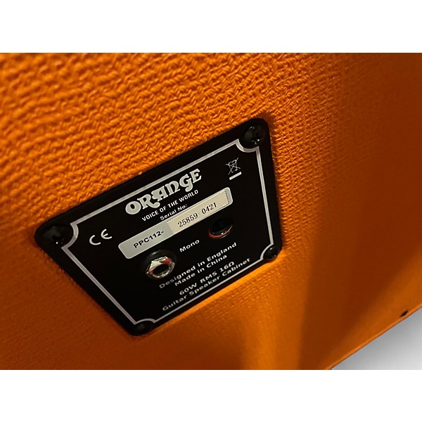 Used Orange Amplifiers PPC112C 1x12 Guitar Cabinet