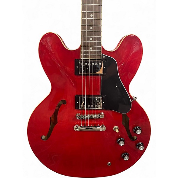 Used Epiphone ES335 INSPIRED BY GIBSON Cherry Hollow Body Electric Guitar