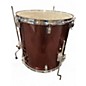 Used Ludwig 5 Piece Backbeat Complete Burgundy Mist Drum Kit