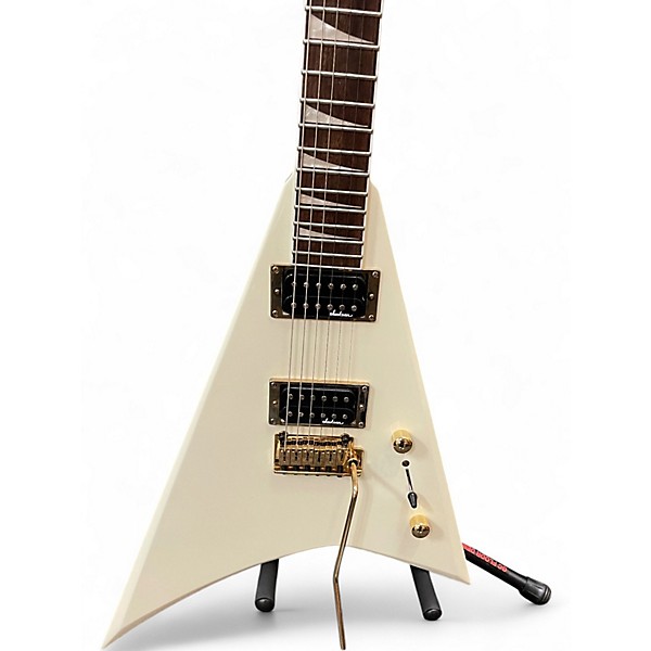 Used Jackson CDX 22 Antique Ivory Solid Body Electric Guitar