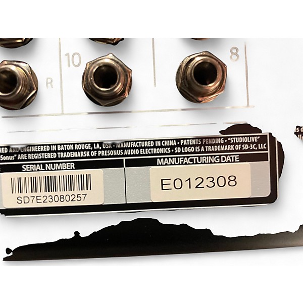 Used PreSonus Studio Live 32SC Unpowered Mixer