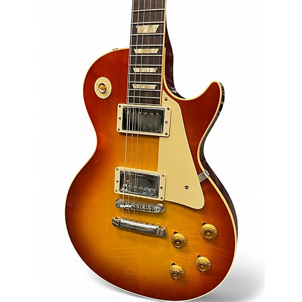 Used 2021 Gibson Custom Murphy Lab 1958 Les Paul Standard Reissue Ultra Light Aged Heritage Cherry Sunburst Solid Body Ele...