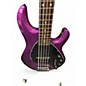 Used Sterling by Music Man STINGRAY 5 RAY35 PURPLE SPARKLE Electric Bass Guitar