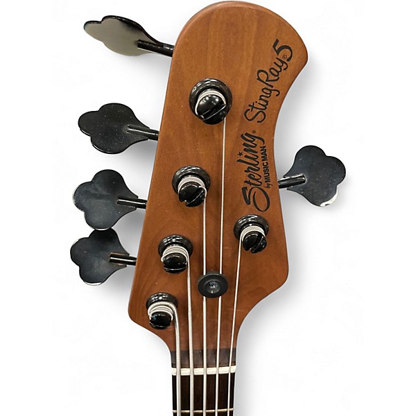 Used Sterling by Music Man STINGRAY 5 RAY35 PURPLE SPARKLE Electric Bass Guitar