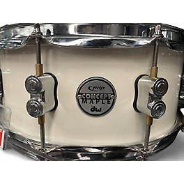 Used PDP by DW 14X6.5 Concept Series Snare Pearlescent White Drum