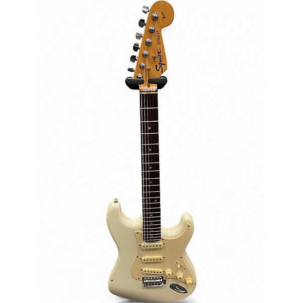 Used Squier 50TH ANNIVERSARY STRAT Olympic White Solid Body Electric Guitar