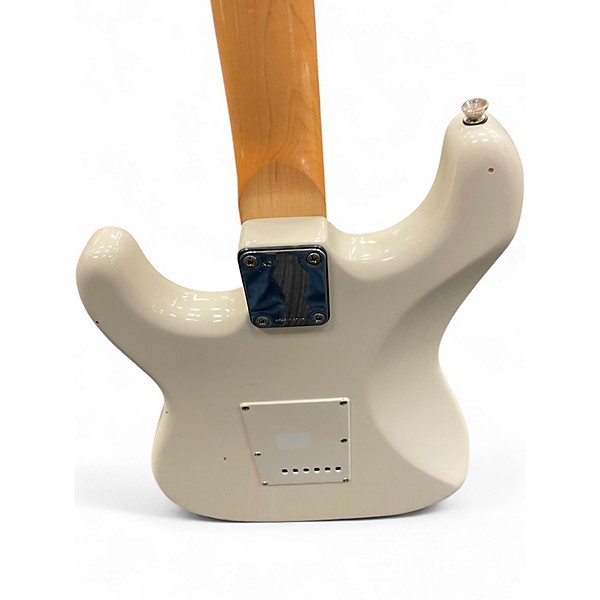 Used Squier 50TH ANNIVERSARY STRAT Olympic White Solid Body Electric Guitar