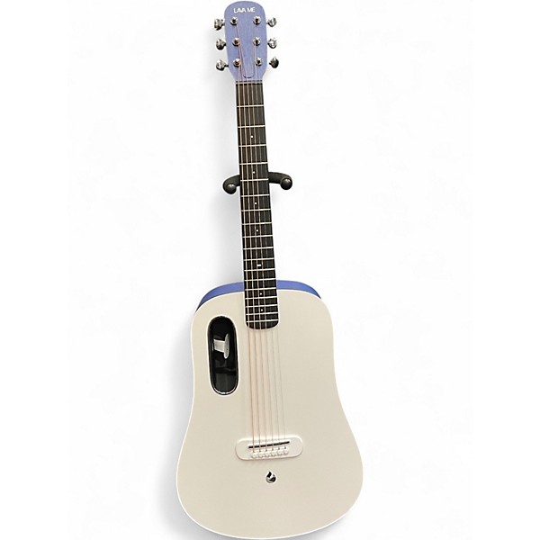 Used LAVA MUSIC LAVA ME PLAY WHITE/BLUE Acoustic Electric Guitar