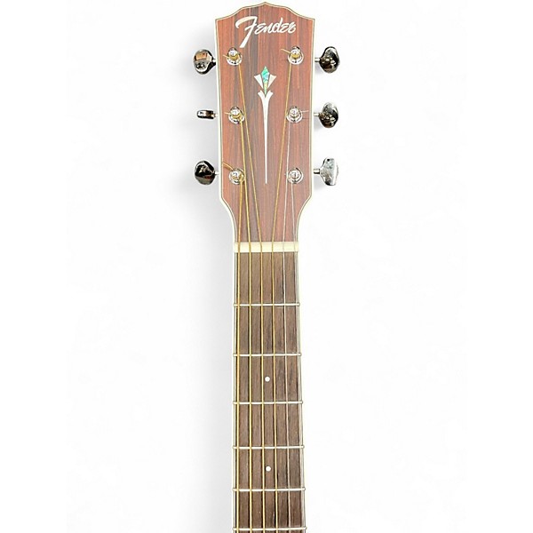 Used Fender PARAMOUNT PM-TE STD TRAVEL Natural Acoustic Guitar