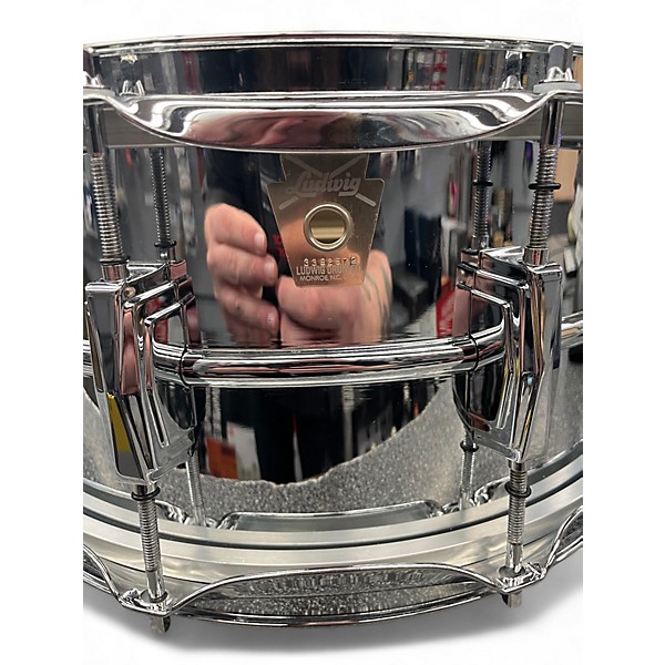 Used Ludwig 14X6.5 Supraphonic Snare steel Drum