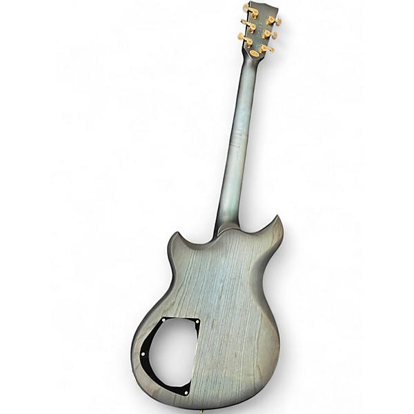 Used Dunable Guitars CYCLOPS AQUA PITTED BURL Solid Body Electric Guitar