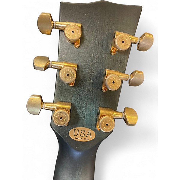 Used Dunable Guitars CYCLOPS AQUA PITTED BURL Solid Body Electric Guitar