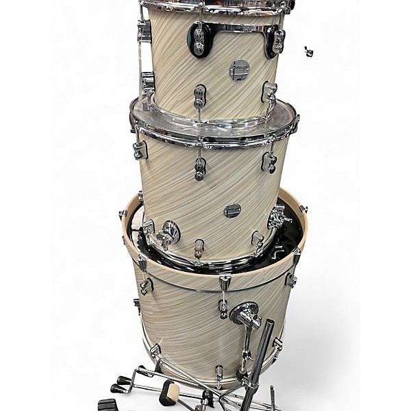 Used PDP by DW 4 Piece Concept Series TWISTED IVORY Drum Kit
