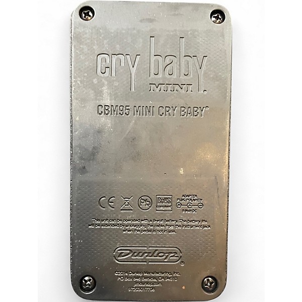 Used Dunlop CBM95 Cry Baby Mini Wah Effect Pedal
