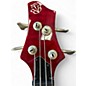 Used Ibanez BTB400 Trans Crimson Red Electric Bass Guitar