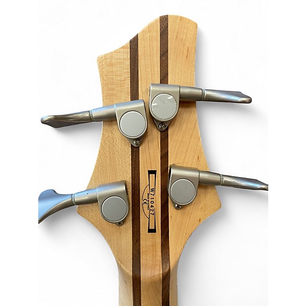 Used Ibanez BTB400 Trans Crimson Red Electric Bass Guitar