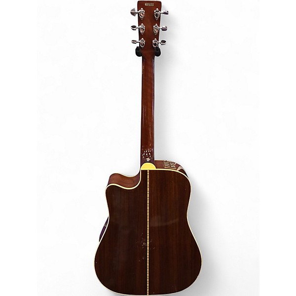 Used Takamine EF360SC Natural Acoustic Electric Guitar