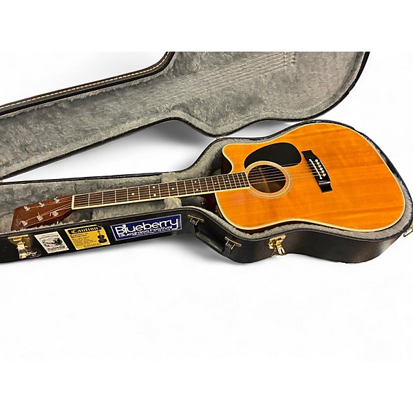 Used Takamine EF360SC Natural Acoustic Electric Guitar