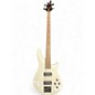 Used Schecter Guitar Research C4  White Electric Bass Guitar thumbnail