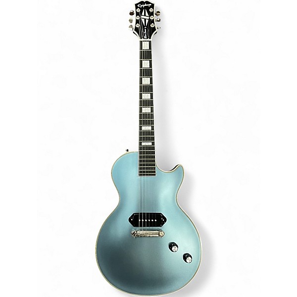 Used Epiphone Jared James Nichols Blues Power Les Paul Custom Pelham Blue Solid Body Electric Guitar