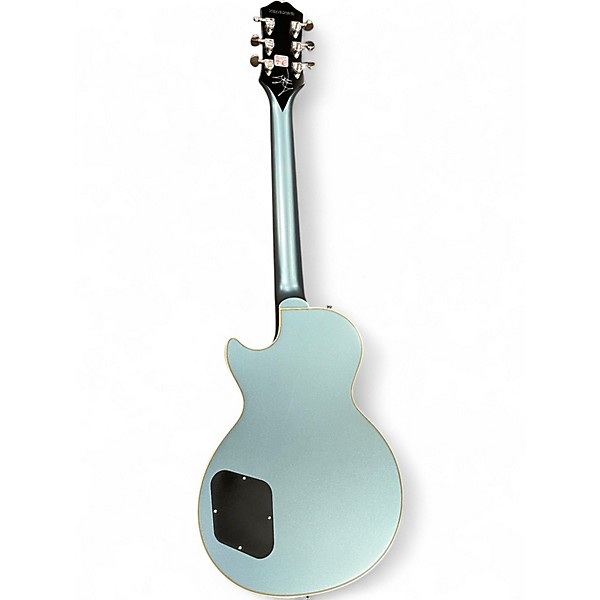 Used Epiphone Jared James Nichols Blues Power Les Paul Custom Pelham Blue Solid Body Electric Guitar