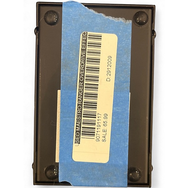 Used Maestro Ranger Overdrive Effect Pedal